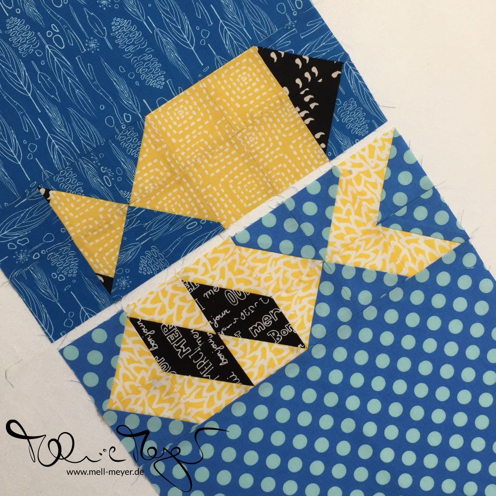 Quilty Circle of Bee - November/ December "Plenty of Fish" | mell-meyer.de