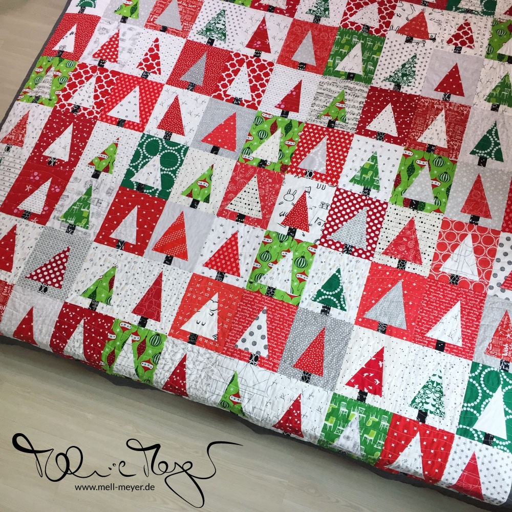 „Patchwork Forest“ Christmas Quilt | mell-meyer.de