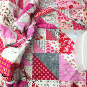 “Pretty in Pink” – Pink HST Quilt