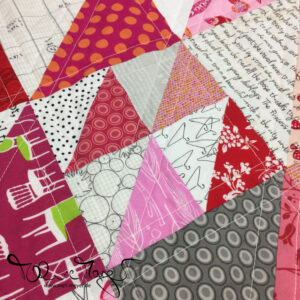 Pink HSTs Quilt | mell-meyer.de