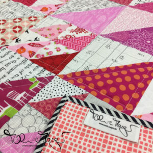 Pink HSTs Quilt | mell-meyer.de