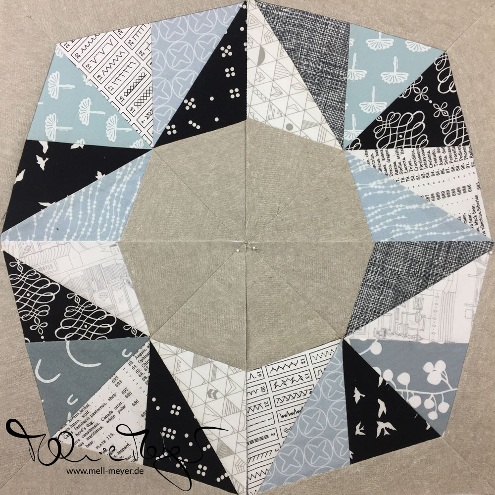 Quilty Circle of Bees - August/September 2018 | mell-meyer.de