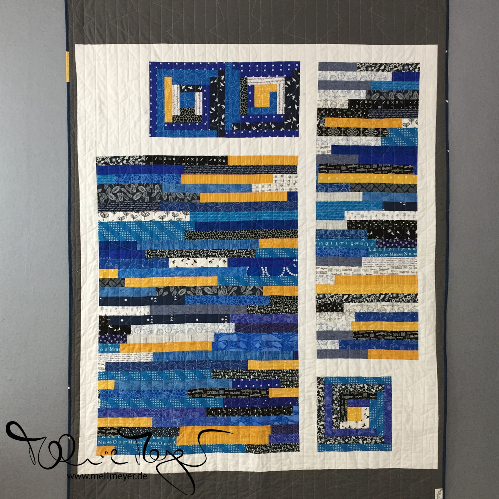 Bee Quilt 2019 - LogCabin | mellmeyer.de