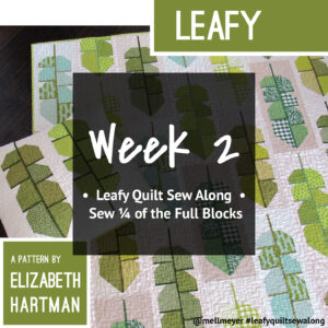 Leafy Quilt Sew Along — Week 2 — First Set of Full Blocks