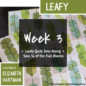 Leafy Quilt Sew Along — Week 3 — Second Set of Full Blocks