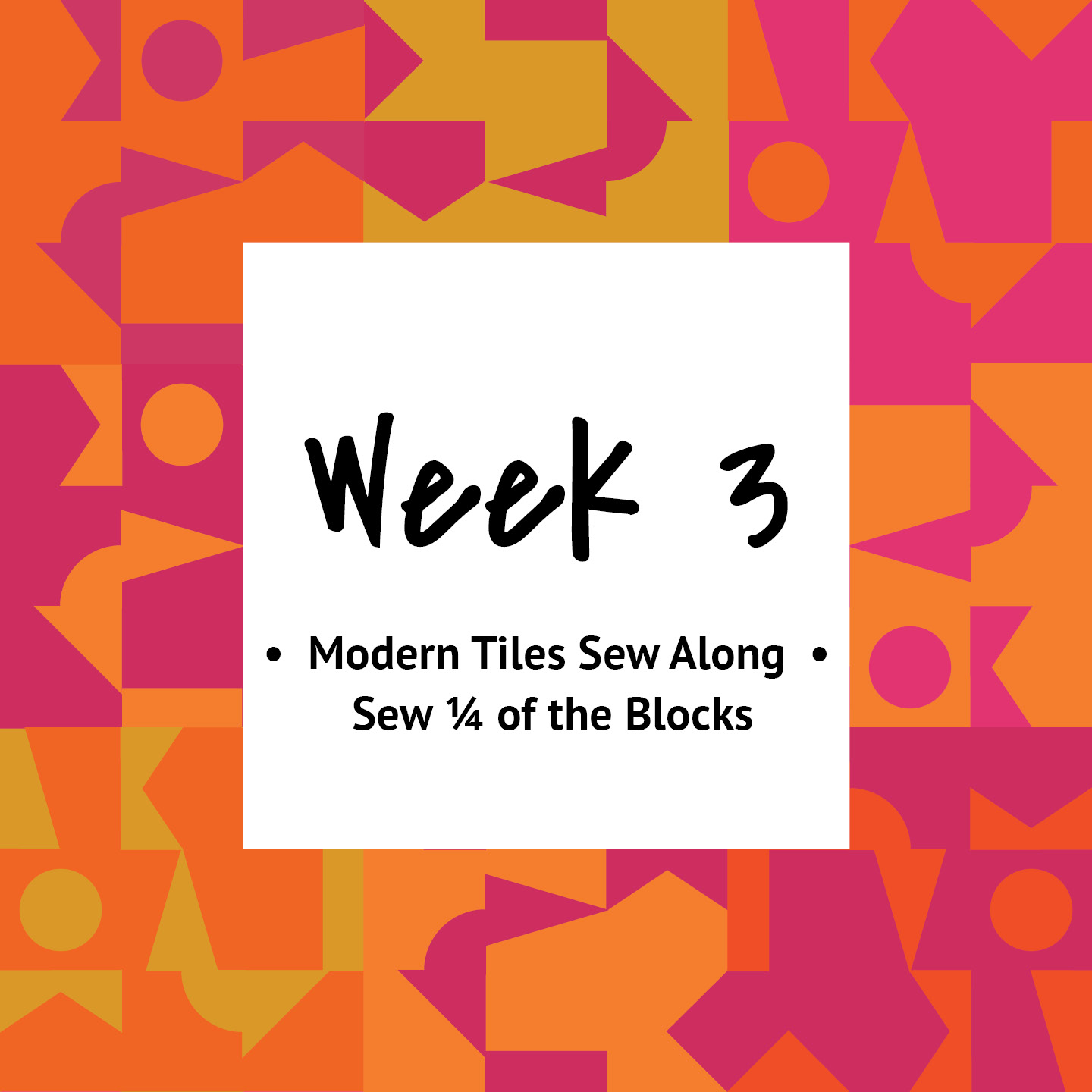 Modern Tiles Sew Along | mellmeyer.de